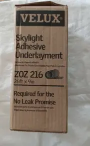 VELUX SKYLIGHT ADHESIVE UNDERLAYMENT-ZOZ216 (26' X 9")