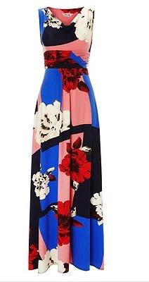 BNWT Phase Eight /8 - Julia Floral Cowl Neck Maxi Dress - Size 10
