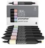 Promarker 6 Pastel Tones