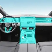 Car Interior Film Dashboard Piano Board Shift Center Console Anti-Scratch Transparent TPU Protection Film,for GAC Motor ES9 M8 2023 (Style for LHD)