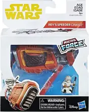 Star Wars Micro Force Rey's Speeder & Rey (Jakku) Pack
