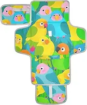 Reusable Changing pad Covers with Tissue Pocket Diaper Changing pad Travel Lightweight & Foldable Changing Station