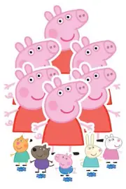 Peppa Pig and Friends Table Top Cardboard Cutouts Variety Party Pack Official