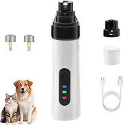 Silent Groom Pro Nail Grinder, 2025 New Silent Pet Nail Grinder, Rechargeable Micro Precision Electric Dog Nail Trimmers Pet Paws Grooming Smoothing Tool (1pcs)