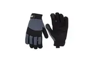 Cyclone Size XL Flexscape Gardening Gloves Synthetic Leather Grey Black