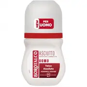 Borotalco Deodorant Men Roll-On Dry Amber Perfume 50 Ml