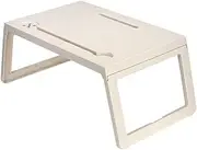 Adjustable Folding Computer Table Laptop Desk Home Laptop Bed Tray Table Desk Lap Desk for Study and Reading Tray Table Efficency