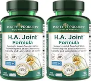 HA Joint Formula by Purity Products - Hyaluronic Acid + Key CoFactors - Joint + Skin Multi Collagen (Type I, II & III) - 5-Loxin - Olive Fruit Extract - Joint Flexibility + Mobility - 90 Capsules (2)