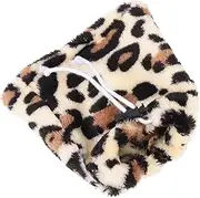 GREENADSCAPE Creative Lizard Costume Warm Lightweight Outfit for Bearded Dragons and Reptiles for Holiday Festivals Cute Leopard Print Design Lizard Accessory for Small Pets