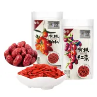 在飛比找momo購物網優惠-【台灣好品】有機枸杞x3入+紅棗大王x2入(共5入;120g