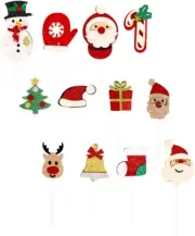 HOOTNEE Christmas Cake Add-Ons Fruit Decor Cake Topper Party Cake Decorations...