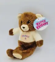 Blank Personalize Me Plush Teddy Bear-Stuffed Soft and Huggable 9 Inches