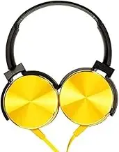 QIYUDS Gaming Headphones, Surround Sound Capability, Lightweight Frame, Integrated Audio Controls, Flexible Cardioid Microphone (Color : Gold)
