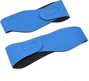 2PCS Elastic Swimming Headband Ear Protection Headband Ear Protection Waterproof Tape Diving Headband forSwimming and Diving Pools Adult Ear Protectors (Blue, One size)