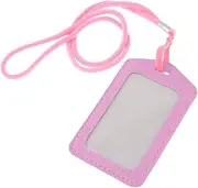 [XYZOOM] XYWHPGV Plastic Lobster Clasp Faux Leather Card Holder, Light Purple, Pink(8f64d baa88 239ee 7a9a2 4d66b 903d8