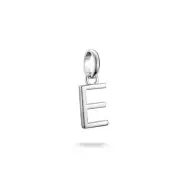 Genuine THOMAS SABO Connect Charm letter E Silver