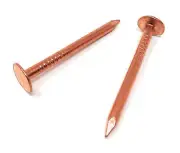 1-3/4" Smooth Shank Copper Nails #11 Gauge for Roofing, Tile & Slating *5lb Pack