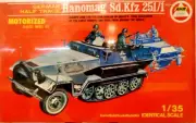 WW II HALF TRACK HANOMAG Sd Kfz 25/1 VINTAGE 1970's MOTORIZED