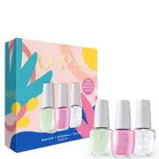 OPI Nature Strong Trio Gift Set - Base Coat, Emflowered, Top Coat