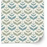 [Namly Design] Tiles Sticker - Retro Leaf Decals / 24 pcs