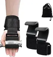 Lifting Hooks for Weight Lifting: Weightlifting Hooks Wrist Straps Hand Grip Support for Deadlift Weightlifting Gym Gloves for Men & Women