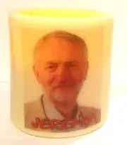 JEREMY CORBYN ELECTRONIC FLICKERING WAX CANDLE The Labour Party