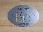 Sticker Games Olympics Grenoble 1968-1978 - All 2 Alpes