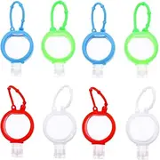 OFFIGAM 8 Sets Travel Bottles with Holder Refillable Portable Containers for Hand Shampoo Perfume Convenient for Travel Camping Outdoor Activities