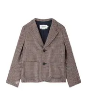 Bonpoint Gregoir Single-Breasted Tweed Jacket 12,8Y,6Y,14Y,12Y chestnut