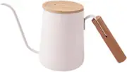 Hand Drip Coffee Maker with Gooseneck Spout for Cafes, 350ml Beige