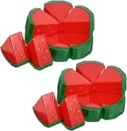 OKUMEYR 20pcs Boxes Watermelon Candy Box Wedding Party Boxes Party Decorations Wedding Favors for Guests Melon Birthday Party Supplies Mini Watermelon Party Favor Boxes Fruit Red Plastic