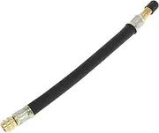 X AUTOHAUX Tire Valve Extension Stem Adaptor, 210mm Length Stem Extender Pipes Universal for Car Truck Bike Trailer RV Durable Copper Rubber Copper Tone Black