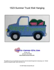 Summer Truck Wall Hanging-Plastic Canvas Pattern or Kit
