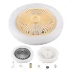 E27 Socket Fan Light With Remote Control Ceiling Fan Adjustable Smart LED Fan