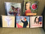5 CD’s Collection. Nirvana,Frank Sinatra, Mozart, Menzel, Boogie. Factory Sealed