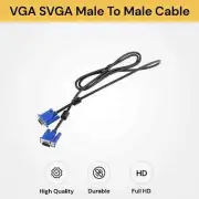 VGA 15pin Male to SVGA Male Cable PC Monitor Extension HDTV Computer LCD Screen