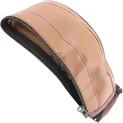 Vaguelly Universal Stroller Handlebar Cover Thicken Armrest Protector for Pram Zipped Easy to Clean Brown
