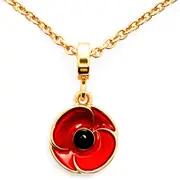 Anzac Poppy Recollections - Poppy Recollections Pendant
