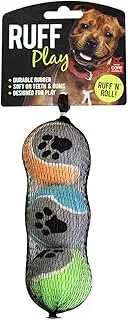 Tennis Balls, Dog Toy, 5CM, 3PACK - Dog Teething Toy, Durable Chew Balls, Non-Toxic, Aids Dogs Dental Health
