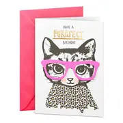 Hallmark Purrfect Birthday Card