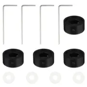 4 Sets Electric Guitar Effector Footswitch Topper Caps Pedal Toppers