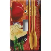 SnazzySwitch Kitchen Preparation Decorative Light Switch Plate Cover
