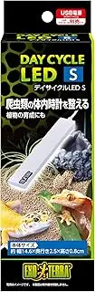 EXO TERRA Gex EXOTERRA Day-Cycle LED S, Illuminates Reptile Cages Brightly, Adjusts Your Body Clock, USB Power Supply, Intermediate Switch, Slim High Brightness LED, Thickness 0.3 inches (8 mm), Depth