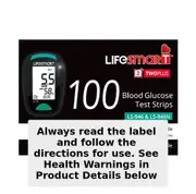 LifeSmart TwoPlus Blood Glucose Test Strips 100 Pack