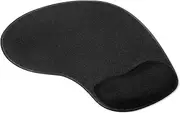 Mouse Pad with Wrist Rest Ergonomic Support Comfort Mouse Mat with Non-Slip Base in Black by TRIXES