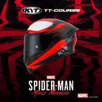 在飛比找蝦皮商城優惠-KYT TT COURSE 邁爾斯蜘蛛人 全罩 安全帽 MA