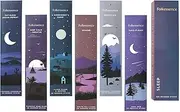Folkulture Incense Sticks, Set of 6 Insenses (120 Sticks) - Inscents-Sticks - Rosemary, Jasmine, Lavender, Sage Insence Sticks Variety Pack - Farmhouse Gift Set, Natural and Non Toxic (Sleep)