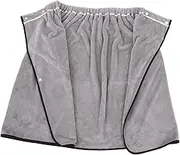 LOEFLIFA Men Adjustable Bath Wrap Soft Coral Fleece Wearable Towel for Spa Beach Home Use Quick Drying Highly Absorbent Bath Skirt Comfortable Versatile Design