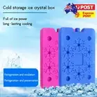 Travel Ice Brick Block Portable Freezer Picnic Camping Food Cooler Cube Pack AU