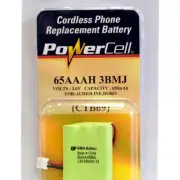 POWERCELL CTB69 3.6V Nimh 650Mah Phone Battery Suits Audioline/ Doro Cordless